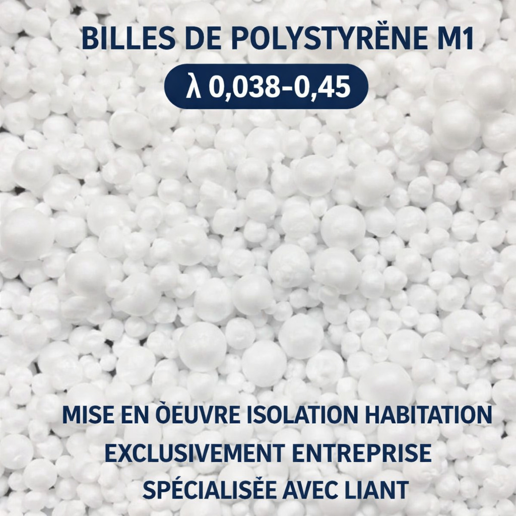 Billes Polystyrène Blanche